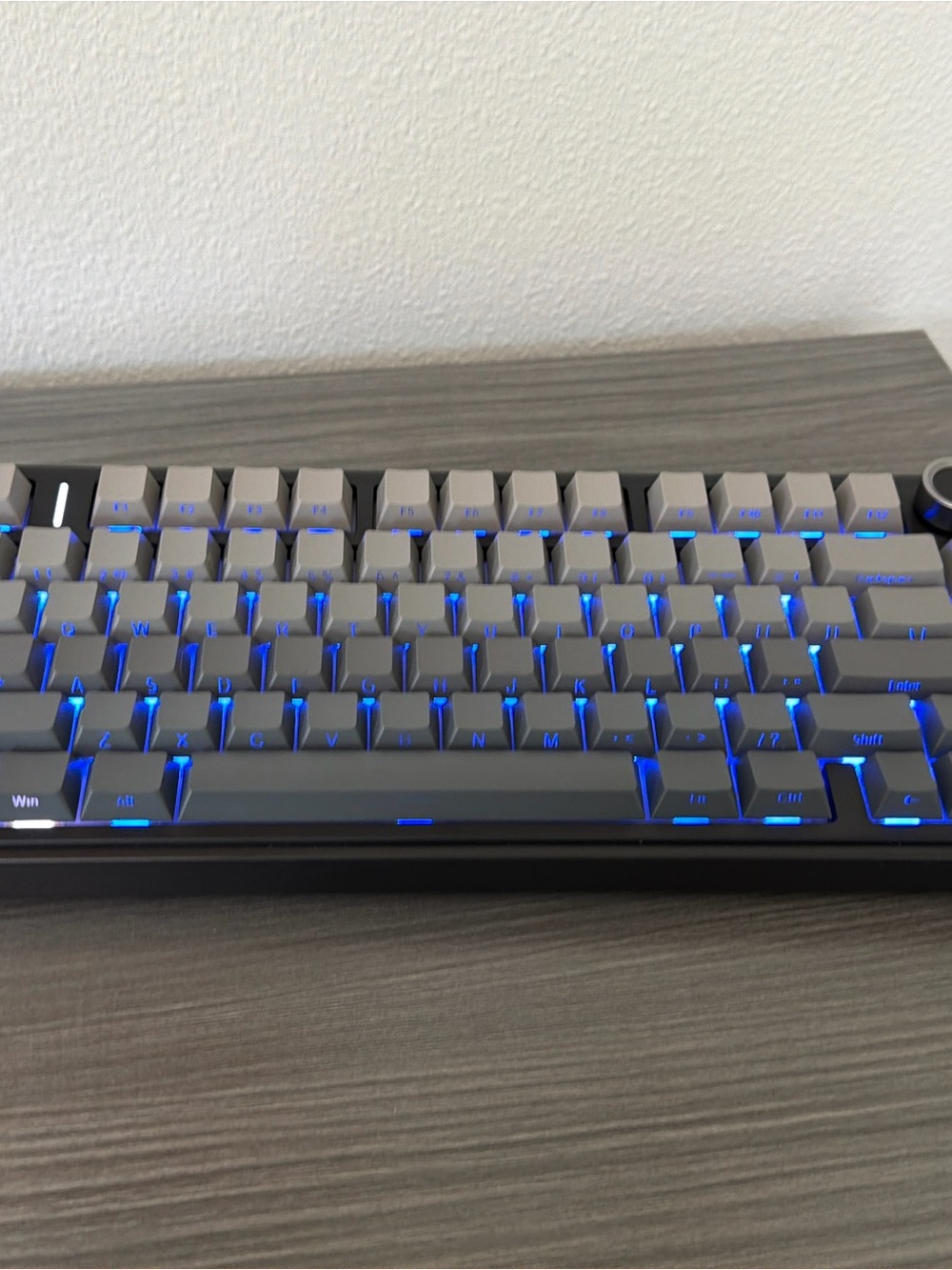AULA F75 PRO Gray Mechanical Keyboard with Blue Backlight